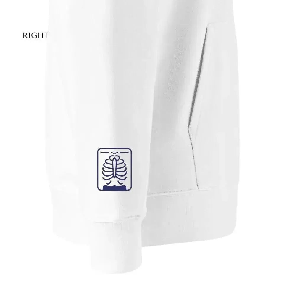 Custom Embroidered Medical Icon Line Art Hoodie and Sweatshirt - ARTFULANE