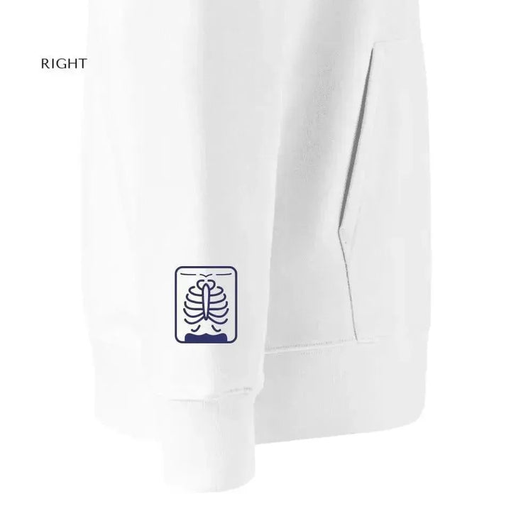Custom Embroidered Medical Icon Line Art Hoodie and Sweatshirt - ARTFULANE