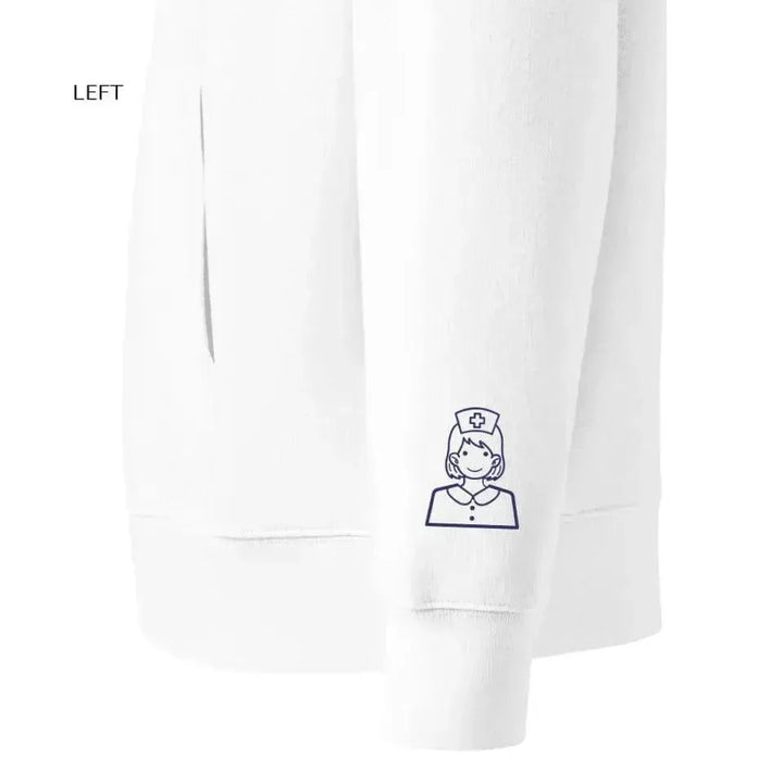 Custom Embroidered Medical Icon Line Art Hoodie and Sweatshirt - ARTFULANE