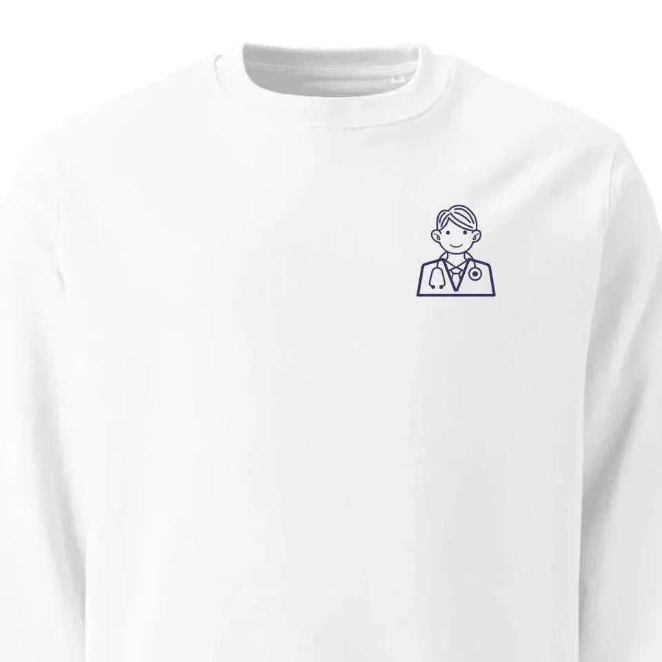 Custom Embroidered Medical Icon Line Art Hoodie and Sweatshirt - ARTFULANE