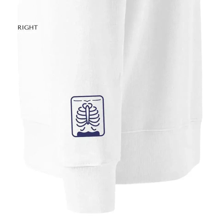 Custom Embroidered Medical Icon Line Art Hoodie and Sweatshirt - ARTFULANE