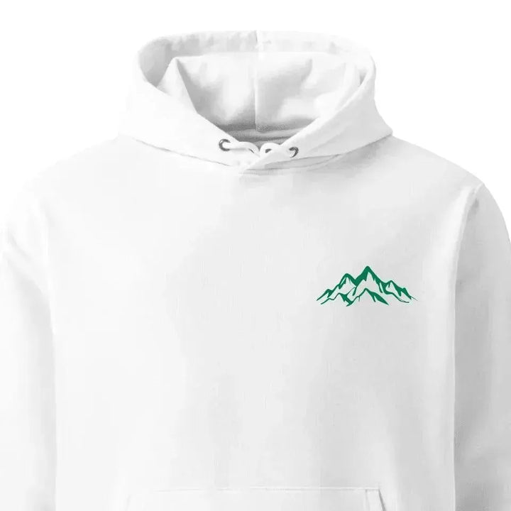 Custom Embroidered Mountain Line Art Hoodie and Sweatshirt - ARTFULANE