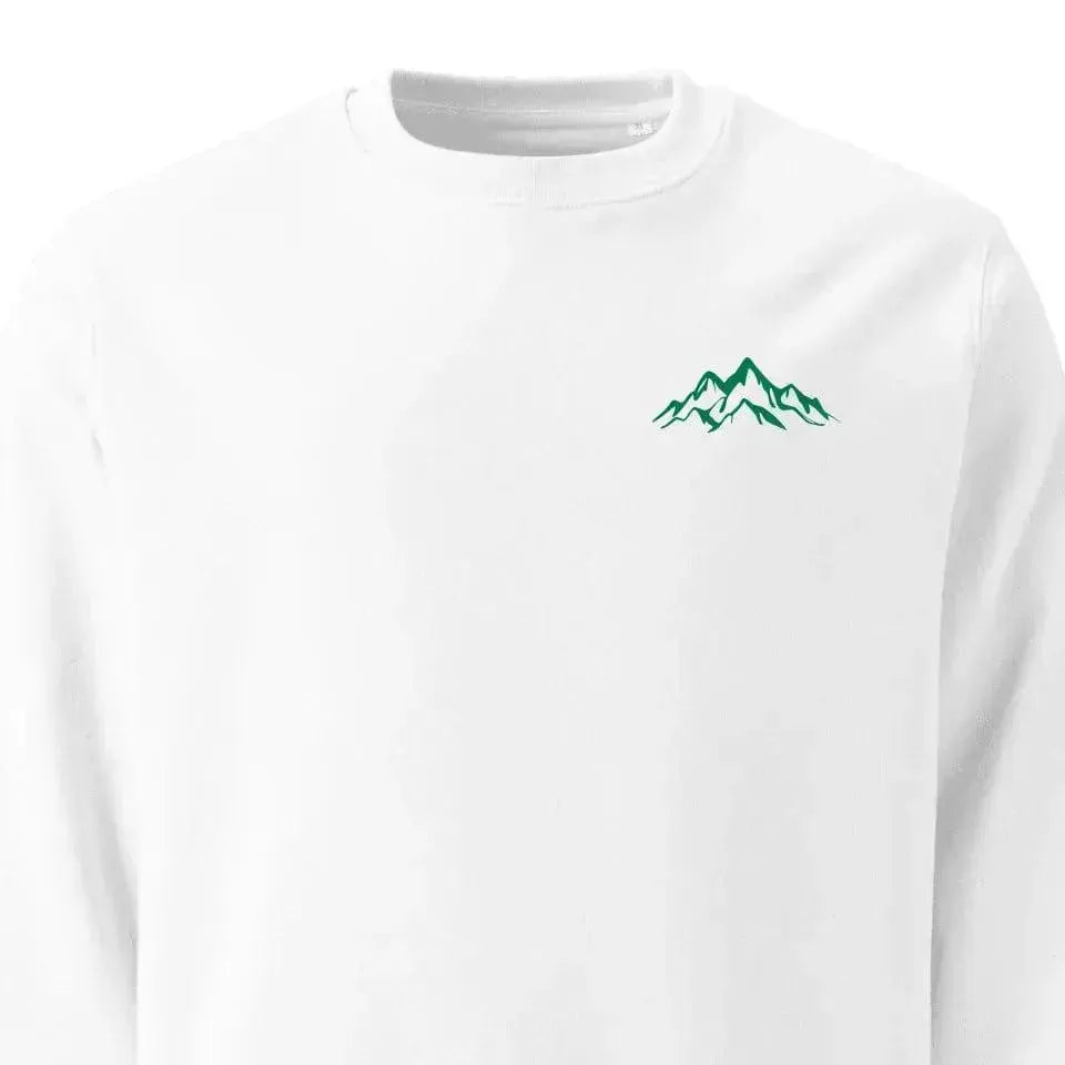 Custom Embroidered Mountain Line Art Hoodie and Sweatshirt - ARTFULANE