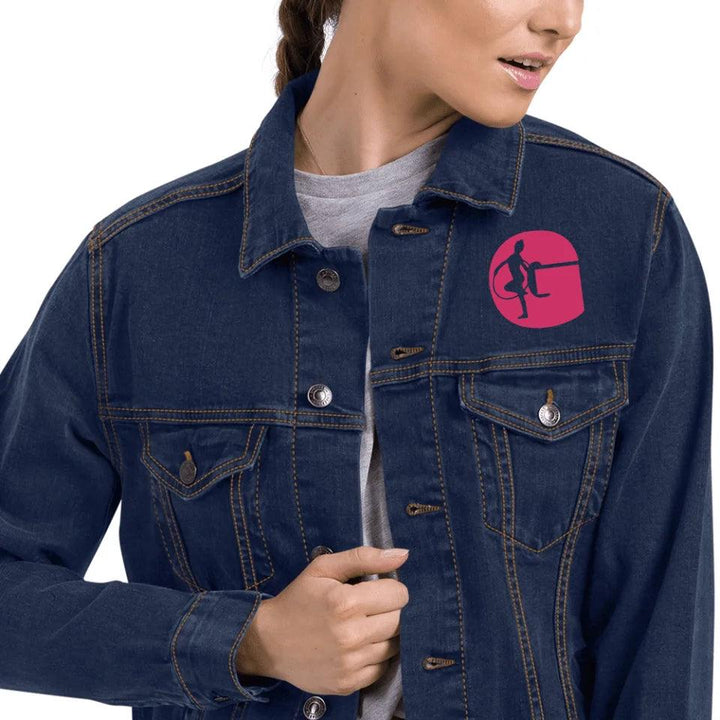 Custom Embroidered Rhythmic Gymnastics Initial Jacket - ARTFULANE