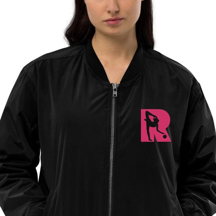 Custom Embroidered Rhythmic Gymnastics Initial Jacket - ARTFULANE
