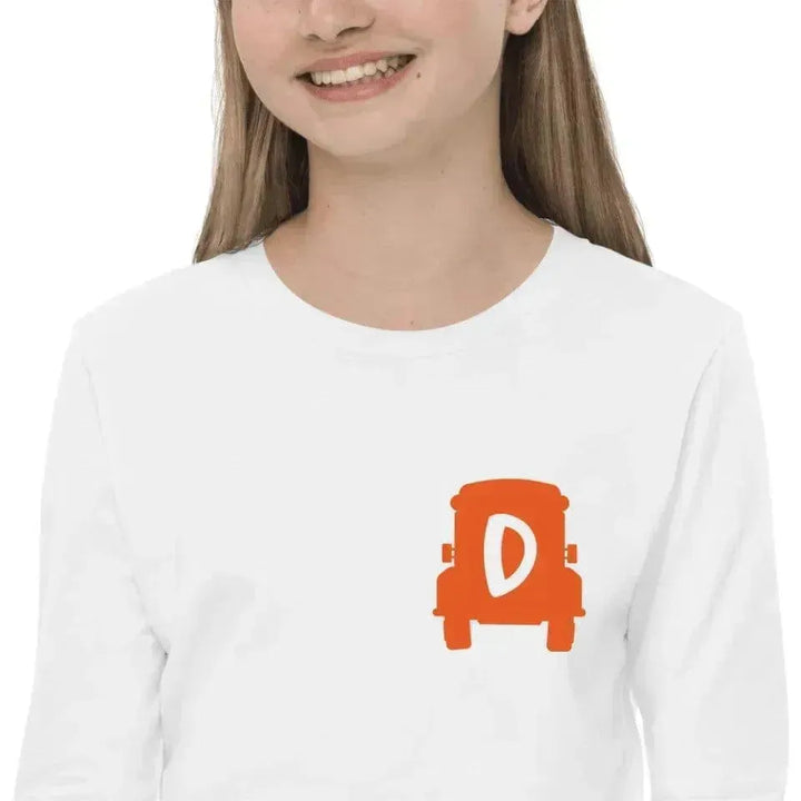 Custom Embroidered School Bus T-Shirt - ARTFULANE