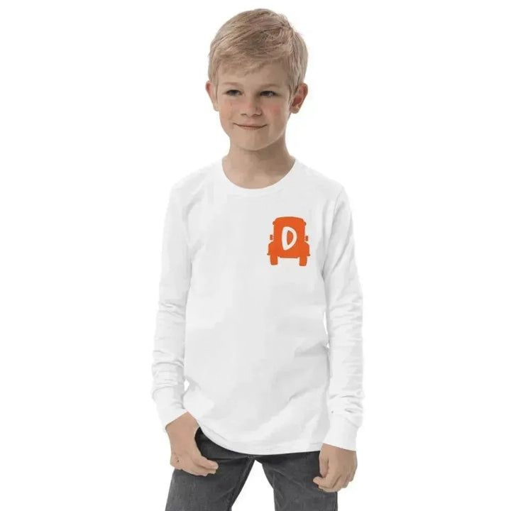 Custom Embroidered School Bus T-Shirt - ARTFULANE