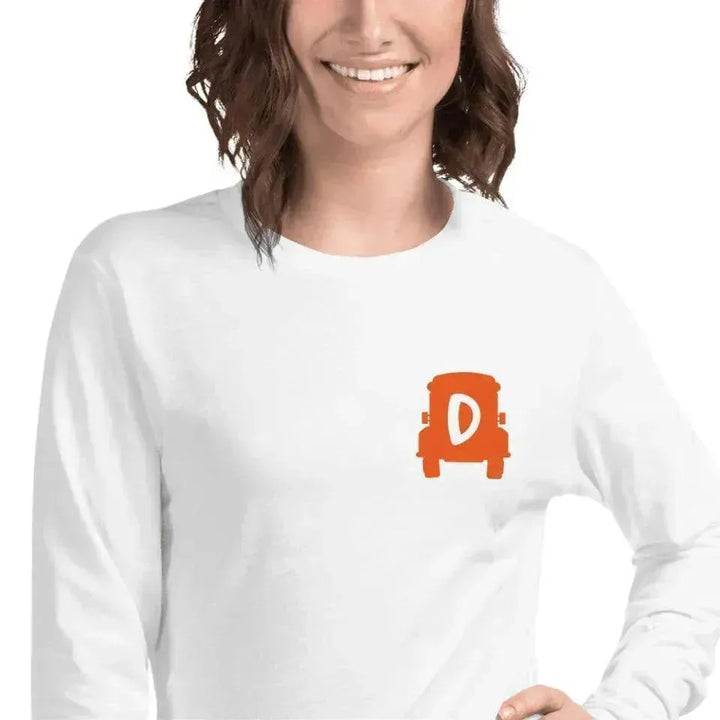 Custom Embroidered School Bus T-Shirt - ARTFULANE