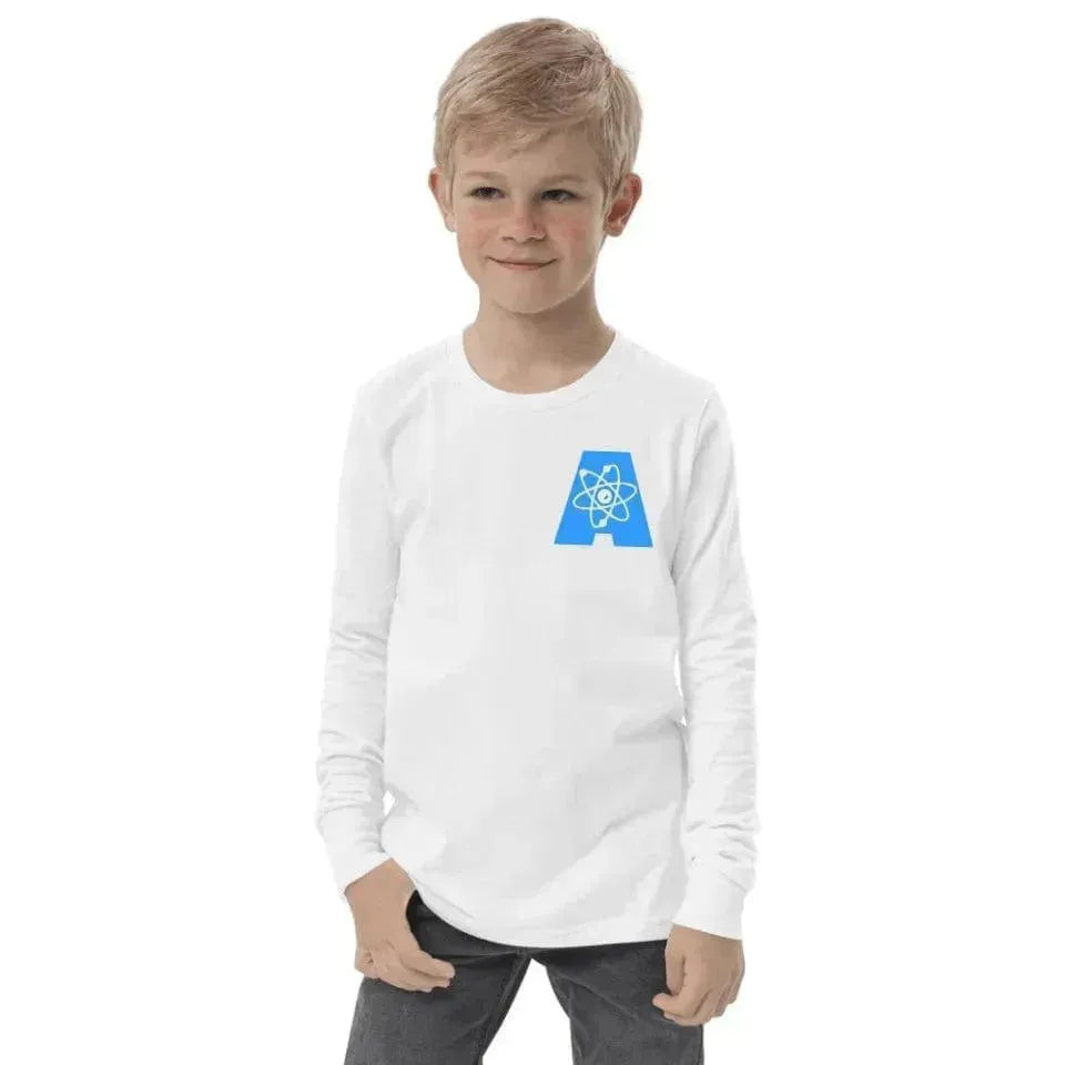 Custom Embroidered School Initial Long Sleeve T-Shirt - ARTFULANE