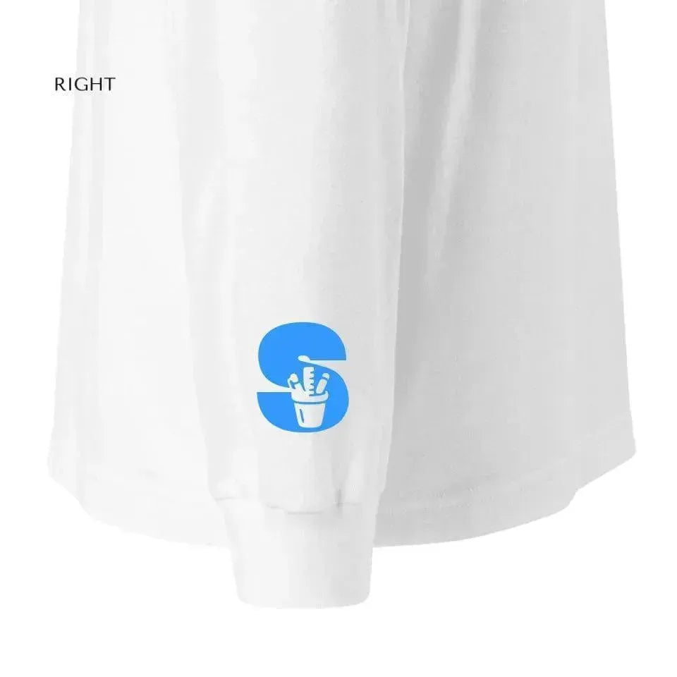 Custom Embroidered School Initial Long Sleeve T-Shirt - ARTFULANE