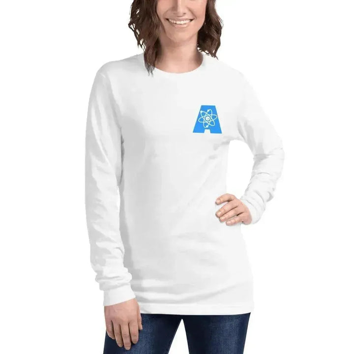 Custom Embroidered School Initial Long Sleeve T-Shirt - ARTFULANE