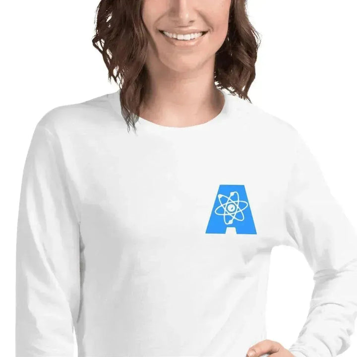 Custom Embroidered School Initial Long Sleeve T-Shirt - ARTFULANE