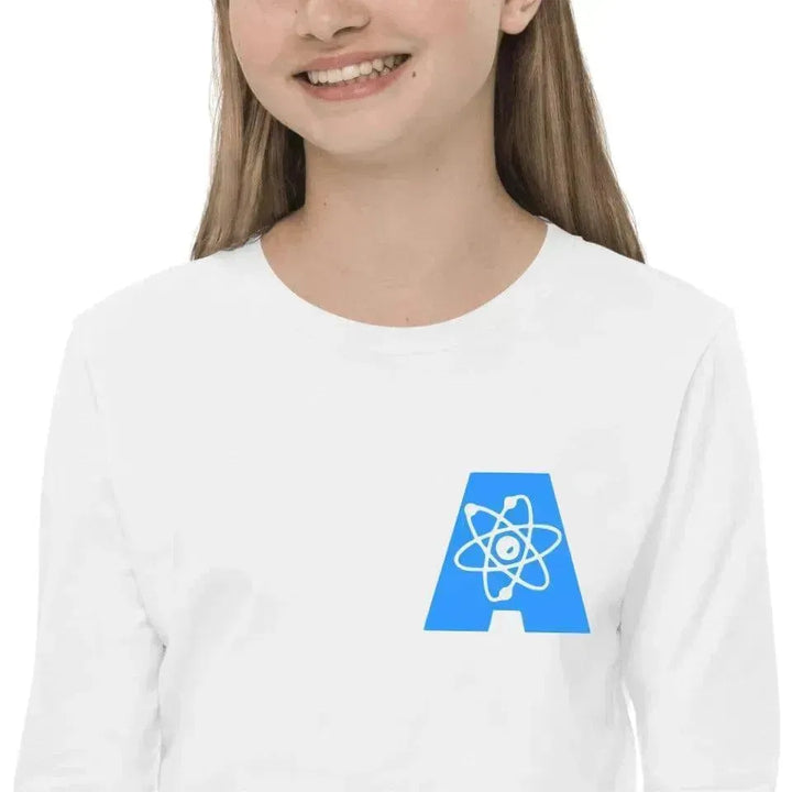 Custom Embroidered School Initial Long Sleeve T-Shirt - ARTFULANE