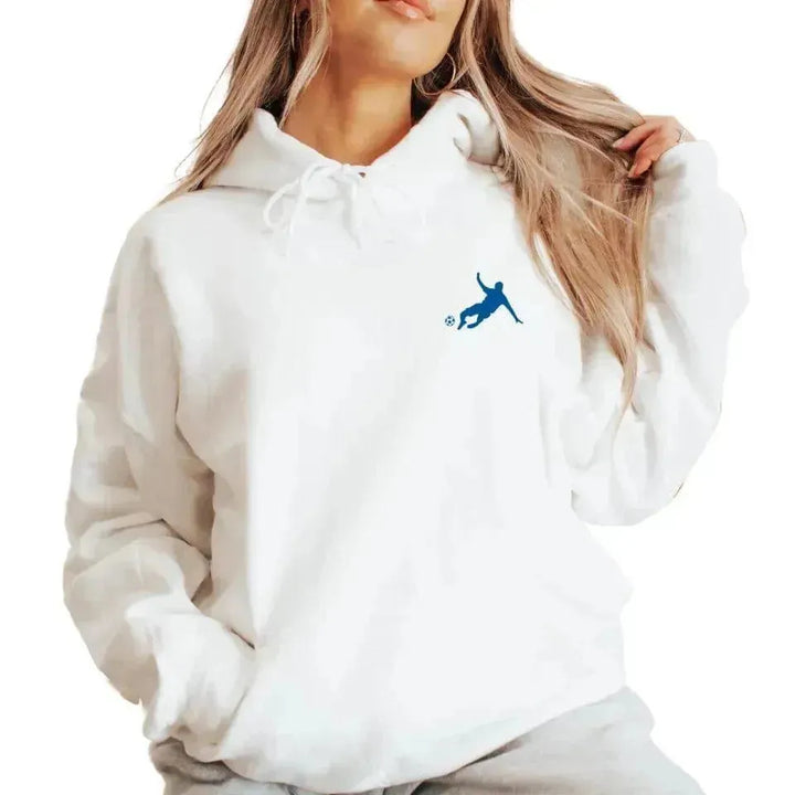 Custom Embroidered Soccer Player Hoodie and Sweatshirt - ARTFULANE