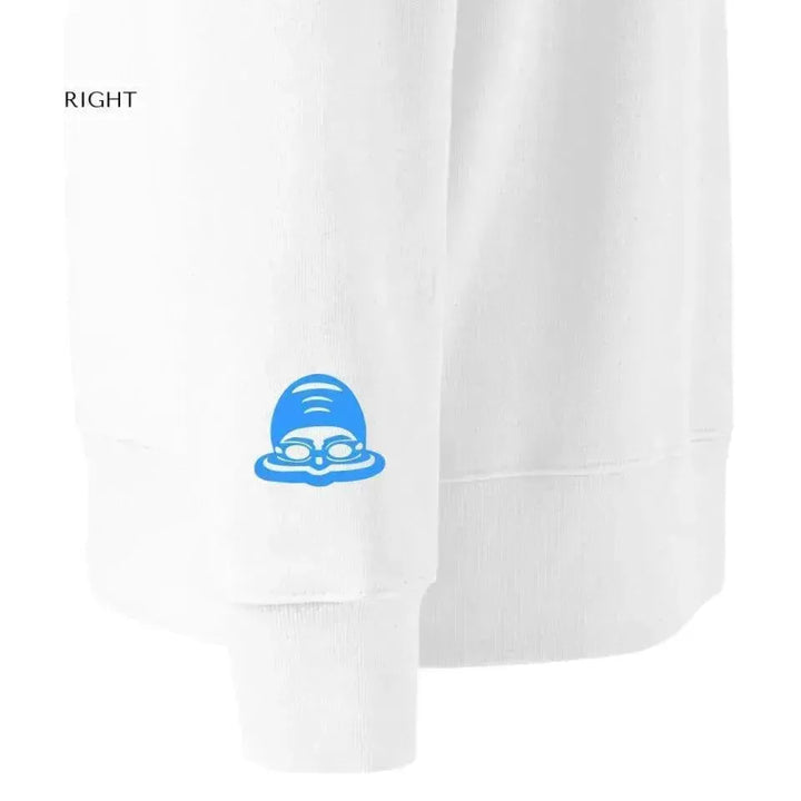 Custom Embroidered Swimming Silhouette Hoodie and Sweatshirt - ARTFULANE