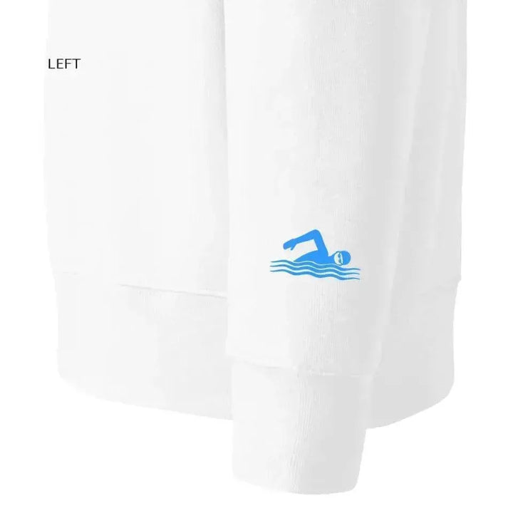 Custom Embroidered Swimming Silhouette Hoodie and Sweatshirt - ARTFULANE