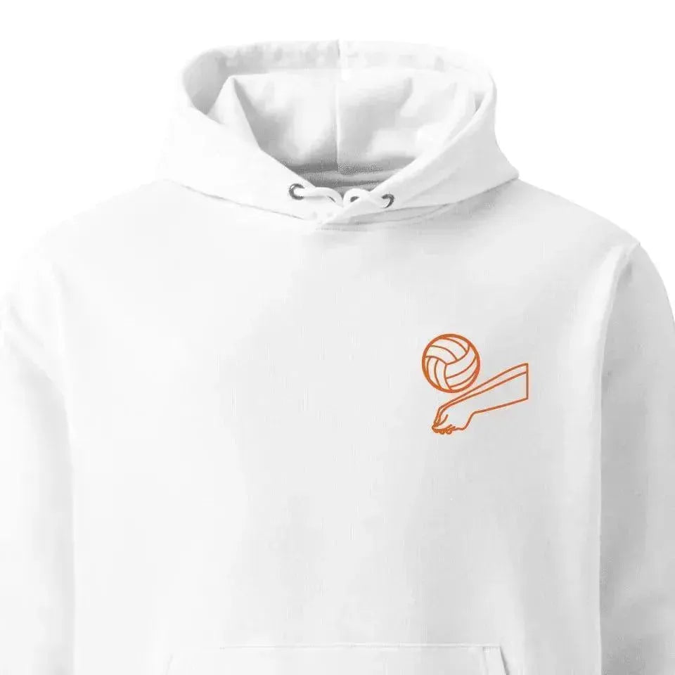 Custom Embroidered Volleyball Line Art Hoodie and Sweatshirt - ARTFULANE