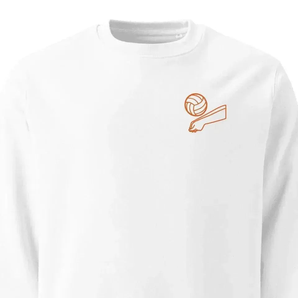 Custom Embroidered Volleyball Line Art Hoodie and Sweatshirt - ARTFULANE