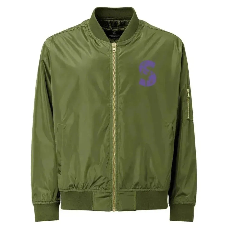 Custom Embroidered Yoga Initial Jacket - ARTFULANE