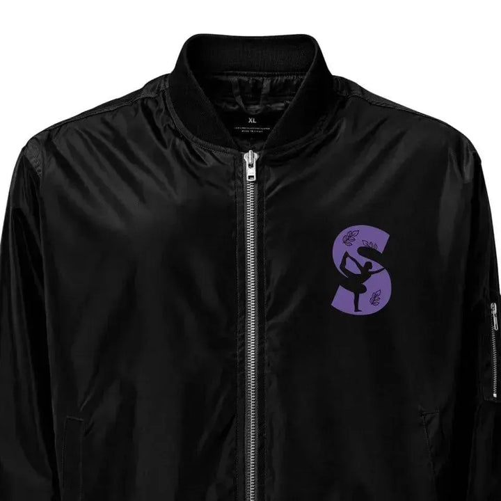 Custom Embroidered Yoga Initial Jacket - ARTFULANE