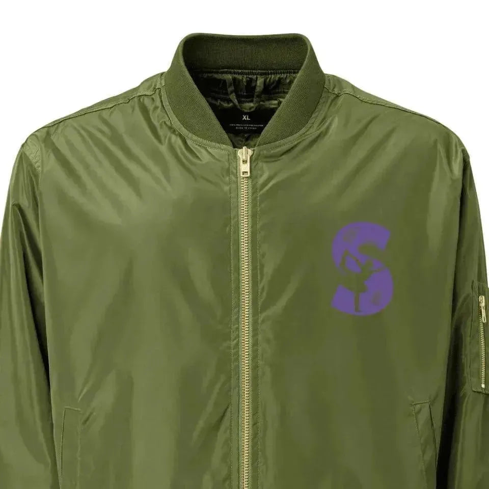 Custom Embroidered Yoga Initial Jacket - ARTFULANE