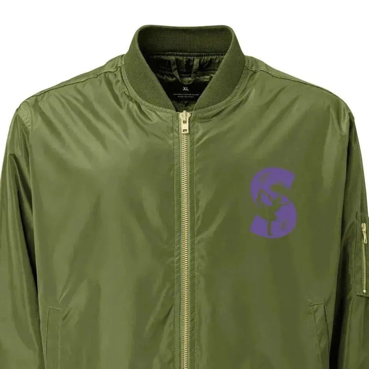 Custom Embroidered Yoga Initial Jacket - ARTFULANE