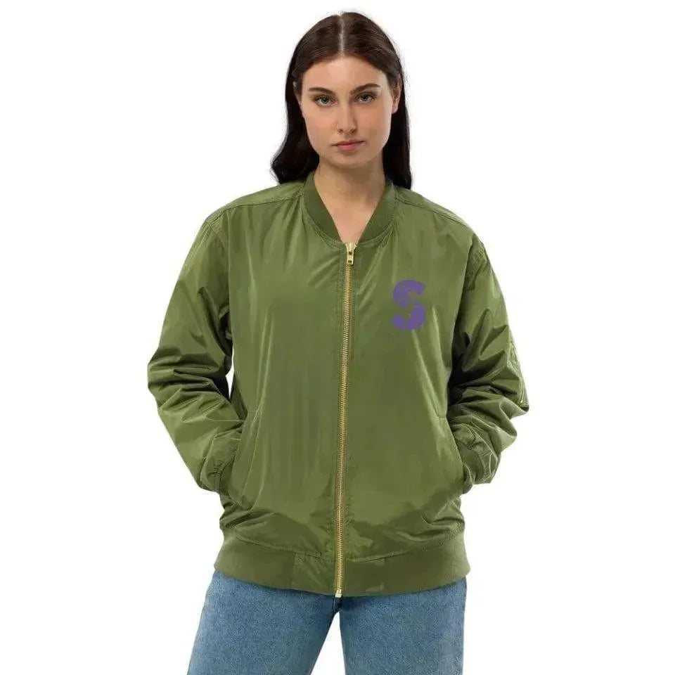 Custom Embroidered Yoga Initial Jacket - ARTFULANE