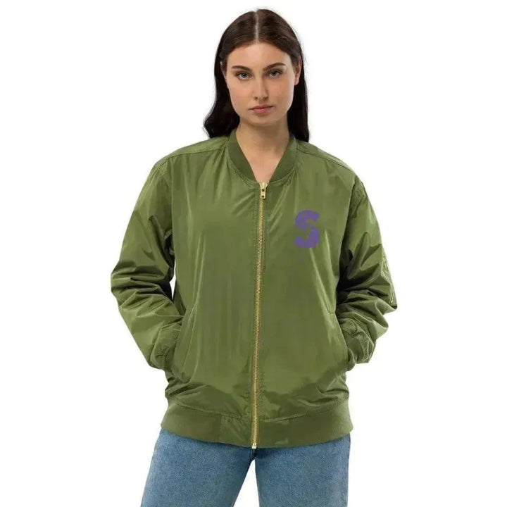 Custom Embroidered Yoga Initial Jacket - ARTFULANE