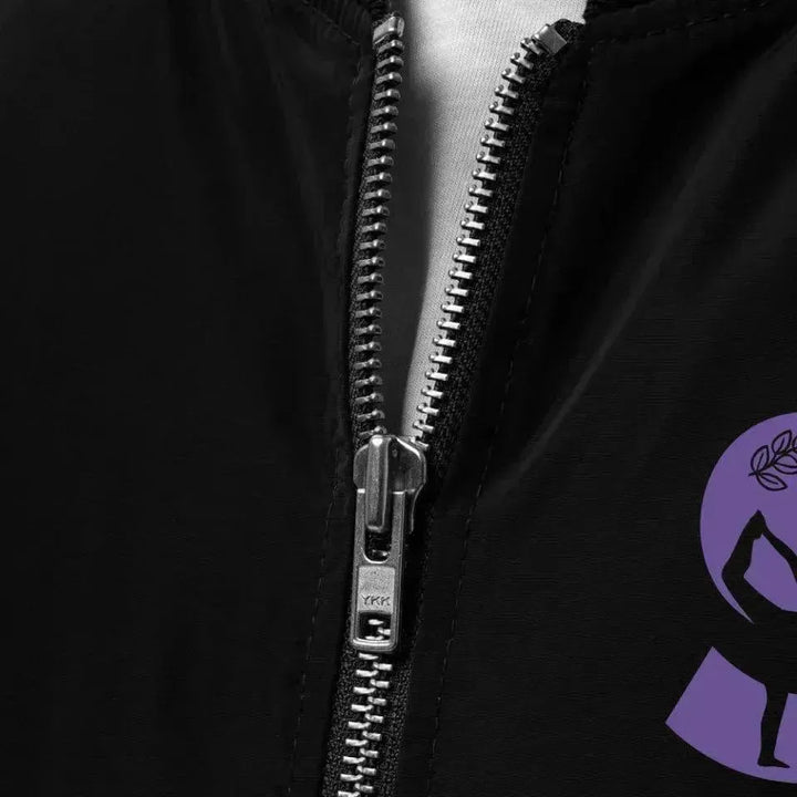 Custom Embroidered Yoga Initial Jacket - ARTFULANE