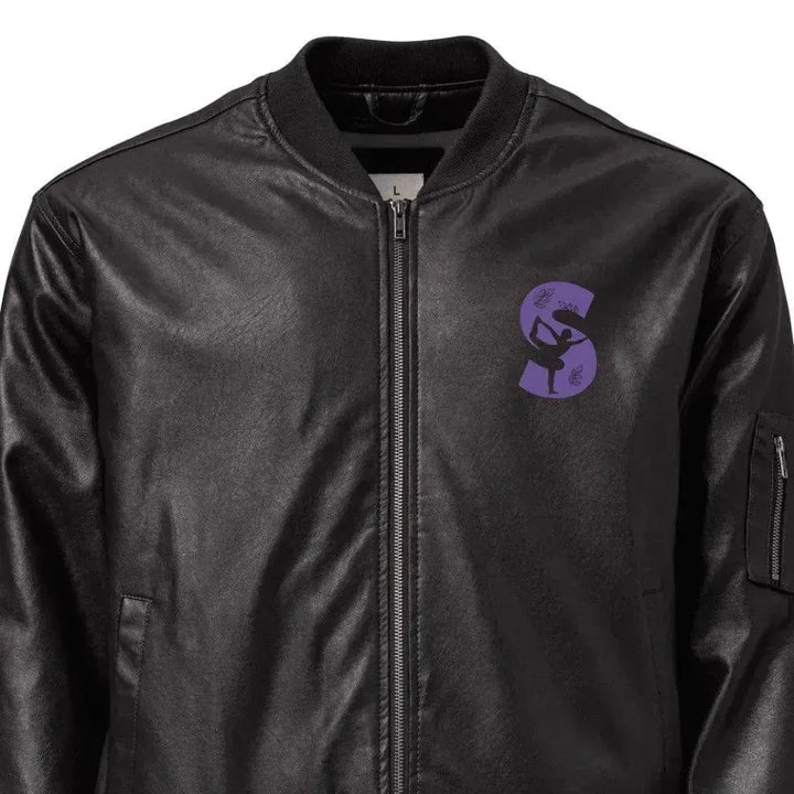 Custom Embroidered Yoga Initial Jacket - ARTFULANE