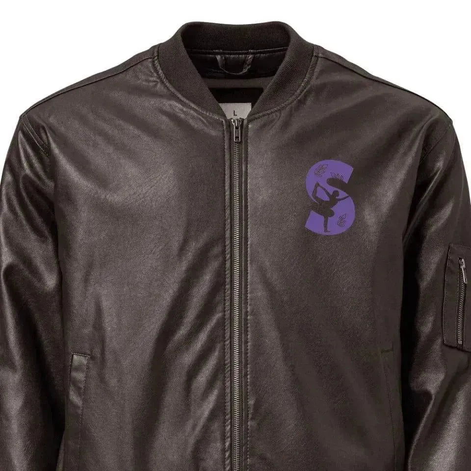 Custom Embroidered Yoga Initial Jacket - ARTFULANE