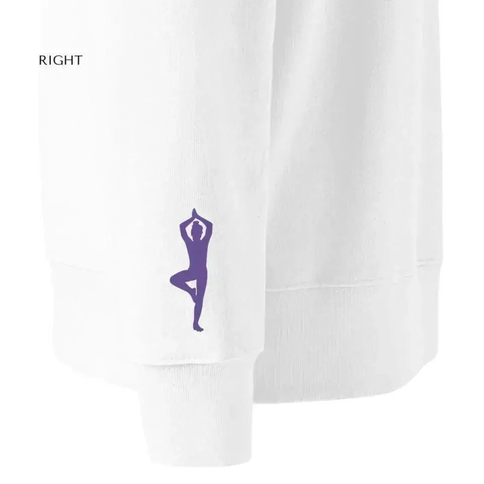 Custom Embroidered Yoga Pose Hoodie and Sweatshirt - ARTFULANE