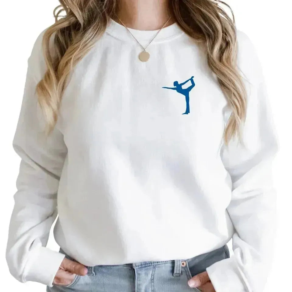 Custom Embroidered Yoga Poses Hoodie and Sweatshirt - ARTFULANE