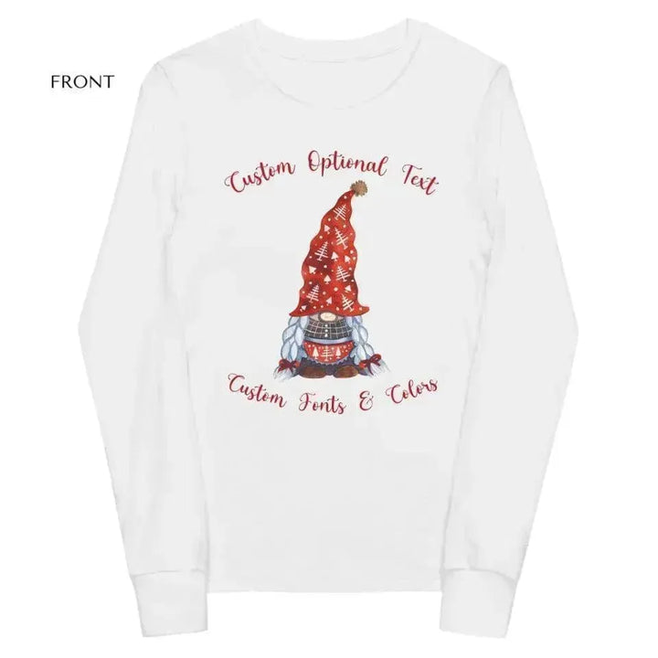 Custom Family Christmas Gnome T-Shirt - ARTFULANE