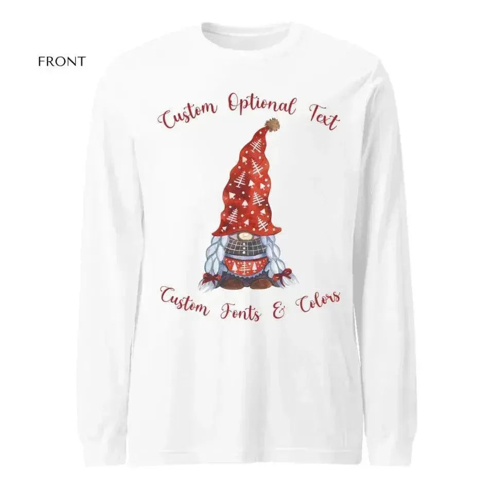 Custom Family Christmas Gnome T-Shirt - ARTFULANE