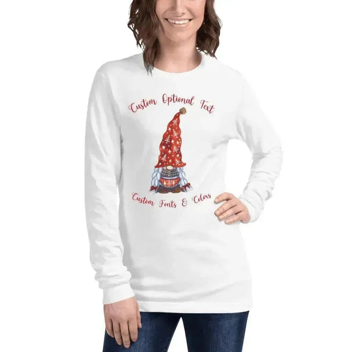 Custom Family Christmas Gnome T-Shirt - ARTFULANE