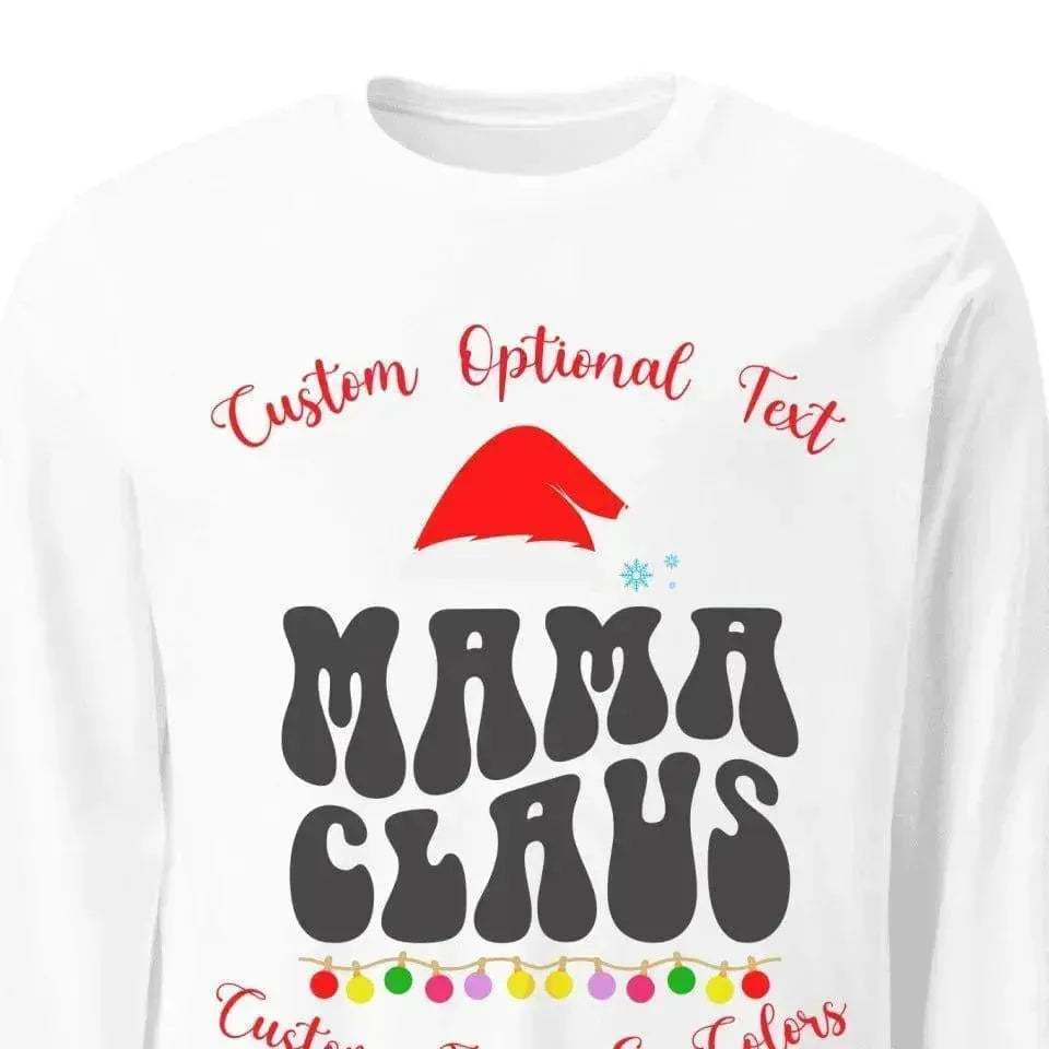 Custom Family Christmas Long Sleeve T-Shirt - ARTFULANE
