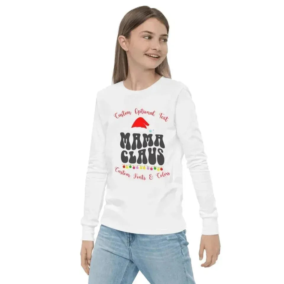 Custom Family Christmas Long Sleeve T-Shirt - ARTFULANE