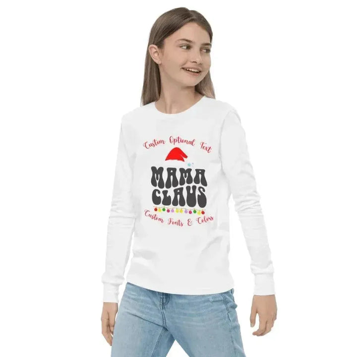 Custom Family Christmas Long Sleeve T-Shirt - ARTFULANE