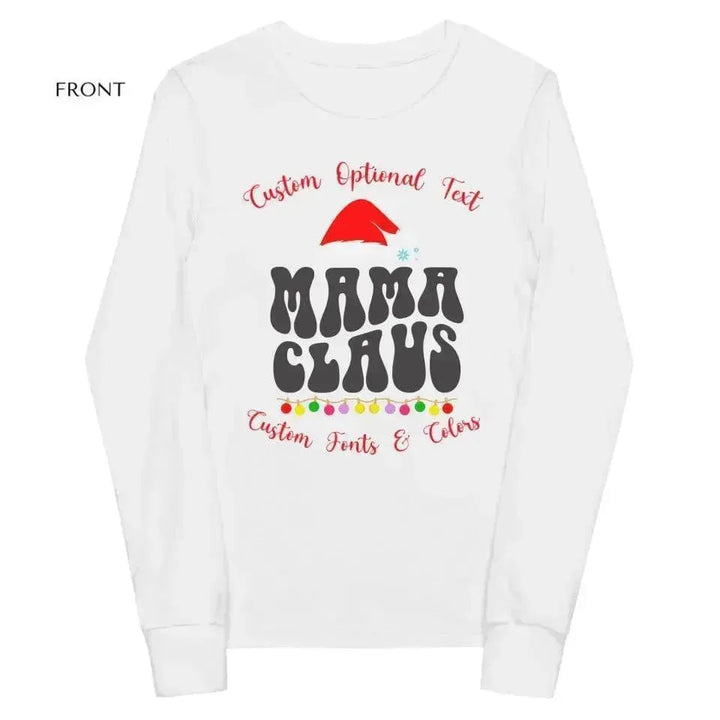 Custom Family Christmas Long Sleeve T-Shirt - ARTFULANE