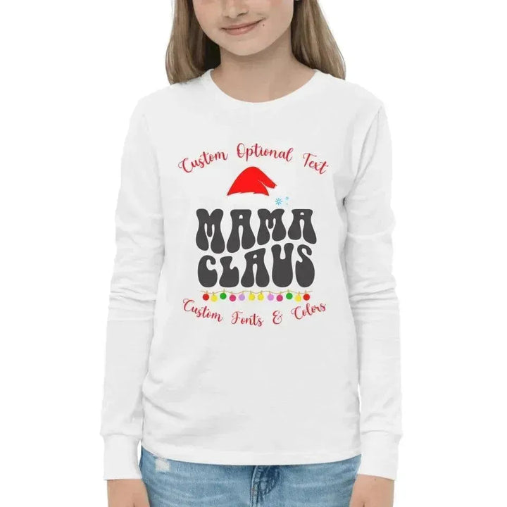 Custom Family Christmas Long Sleeve T-Shirt - ARTFULANE