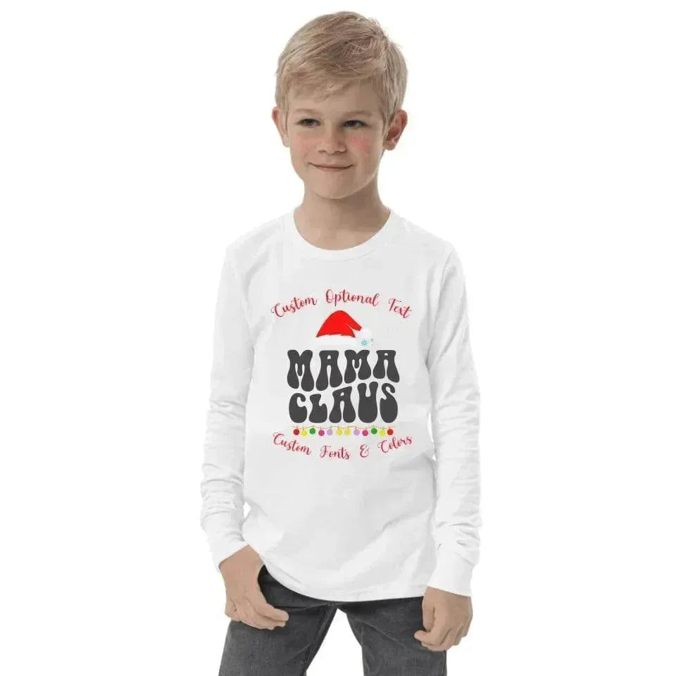 Custom Family Christmas Long Sleeve T-Shirt - ARTFULANE