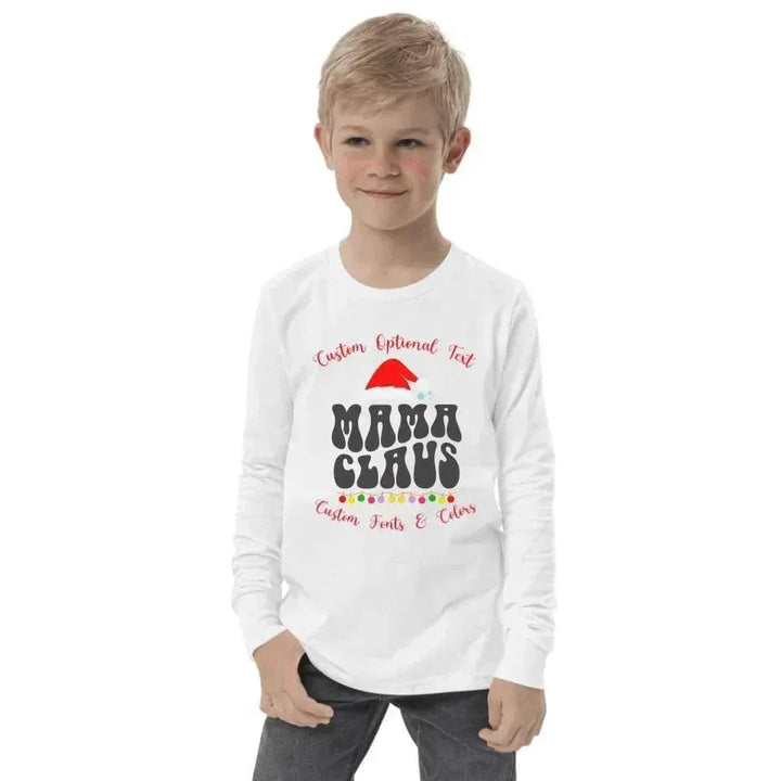 Custom Family Christmas Long Sleeve T-Shirt - ARTFULANE