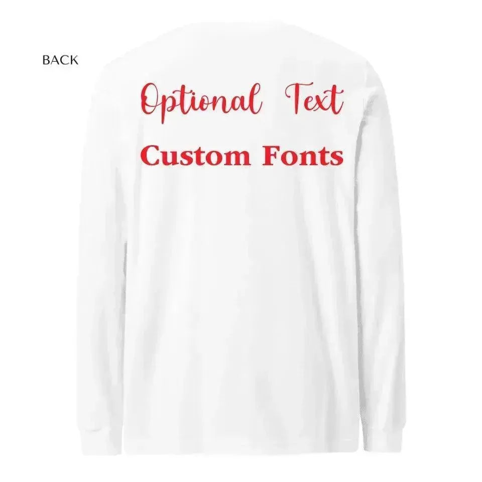 Custom Family Christmas Long Sleeve T-Shirt - ARTFULANE