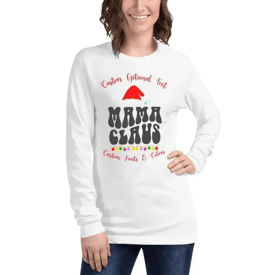 Custom Family Christmas Long Sleeve T-Shirt - ARTFULANE