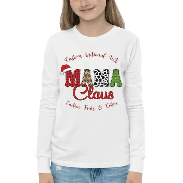 Custom Family Claus Long Sleeve T-Shirt - ARTFULANE