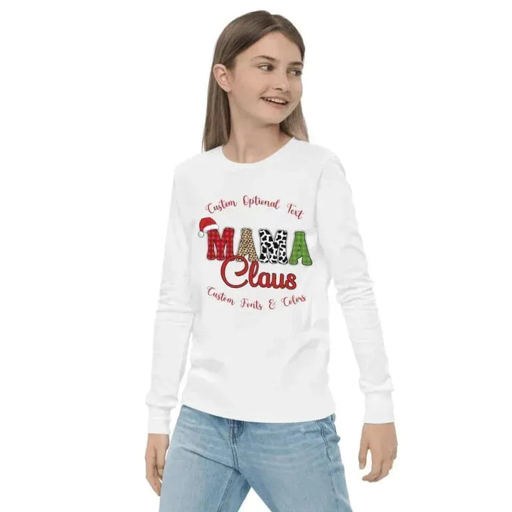 Custom Family Claus Long Sleeve T-Shirt - ARTFULANE
