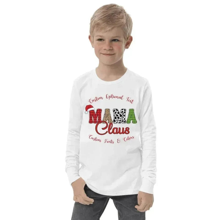 Custom Family Claus Long Sleeve T-Shirt - ARTFULANE