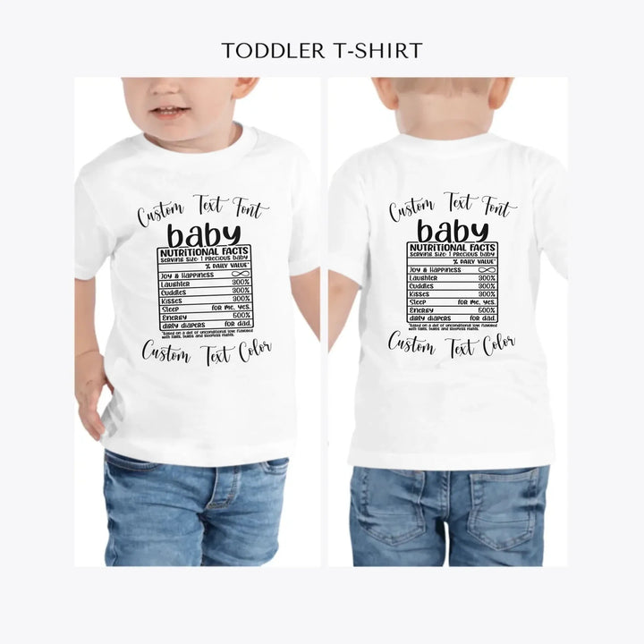 Family-Nutrition-Facts-personalized-toddler-t-shirt-artfulane