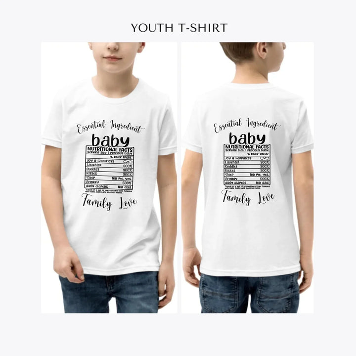 Family-Nutrition-Facts-custom-youth-boy-t-shirt-artfulane